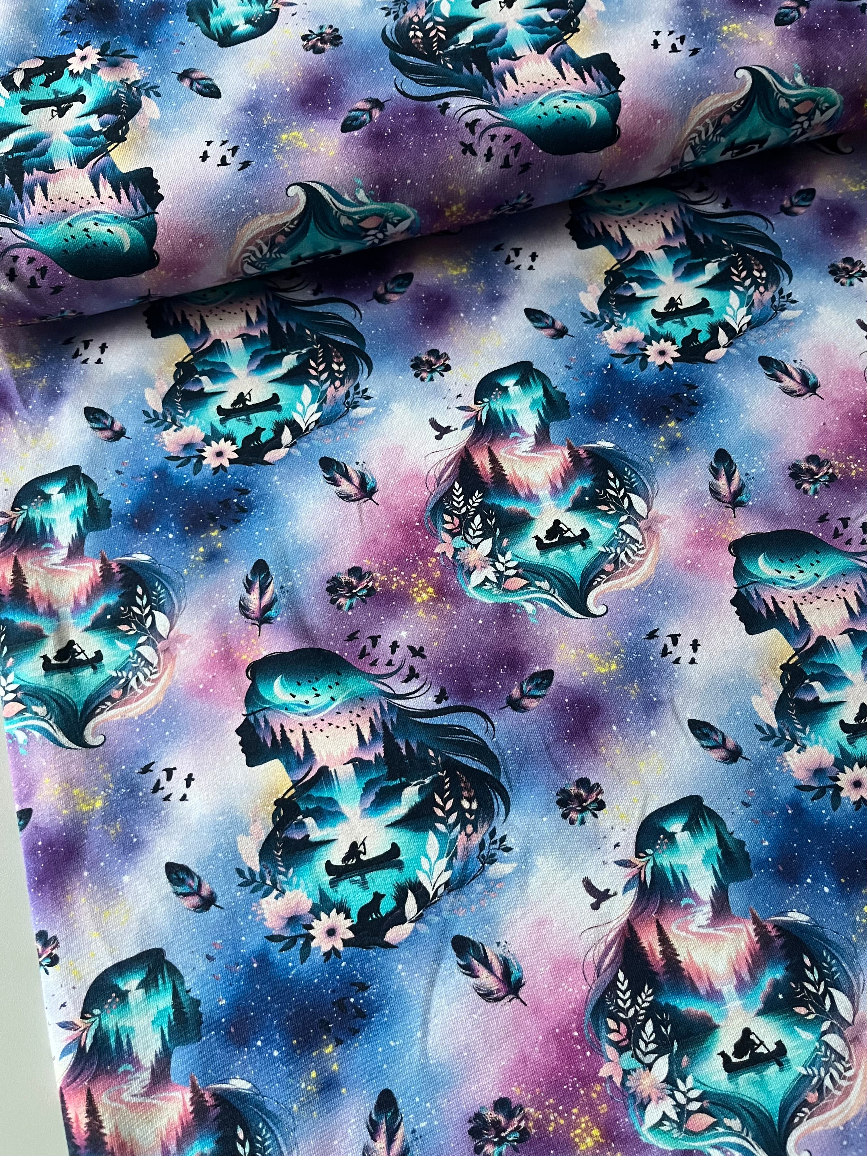 Mädchen Traum  Design French Terry Lagerware